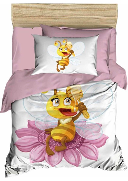 Yenidoğan Kız Bebek Nevresim Takımı &#37;100 Pamuklu Lady Bee fiyatları