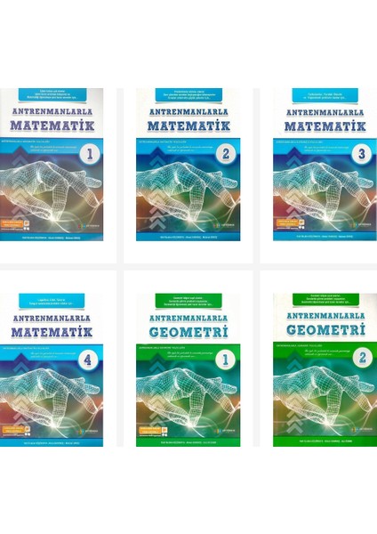 Antrenmanlarla Matematik ve Geometri Seti 6 Kitap Antrenman Yayın