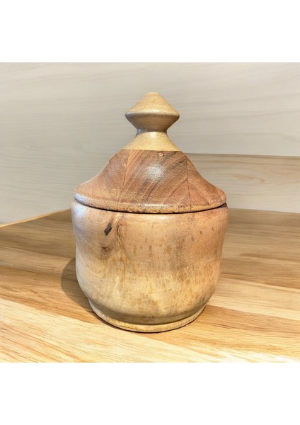 El Yapımı Ceviz Ağacından Şekerlik