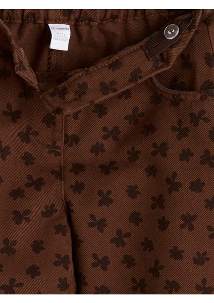 Yeni Sezon Wideleg Çiçekli Kız Çocuk Pantolon fırsatları