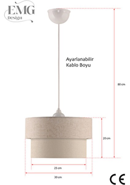 Kumaş Başlık 2 Katlı Pasta Avize Yatak Odası Çocuk Odası modelleri