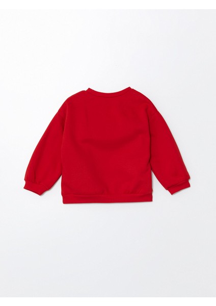 Yeni Sezon Bisiklet Yaka Uzun Kollu Atatürk Baskılı Kız Bebek Sweatshirt indirimleri