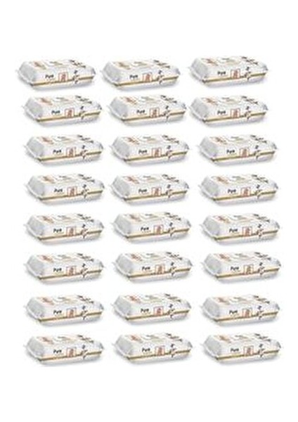 Wipes Pamuklu Organic Islak Mendil 2160 Yaprak 90'lı 24 Paket Hassas Temizlik İçin