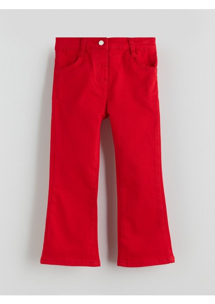 Yeni Sezon Slim Fit Basic Kız Çocuk Pantolon