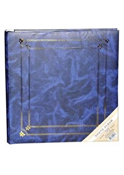 Aledo 50 Yaprak (100 Sayfa] 31X32 cm Manyetik Yapışkanlı Fotoğraf Albümü(Mavi) 50315