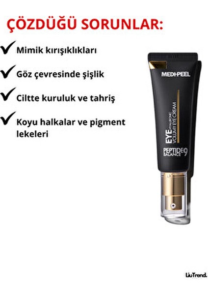 Peptide 9 Hyaluronic Volumy Eye Cream 40 ml Peptit Içeren Yaşlanma Karşıtı Göz Kremi M0548 fırsatları
