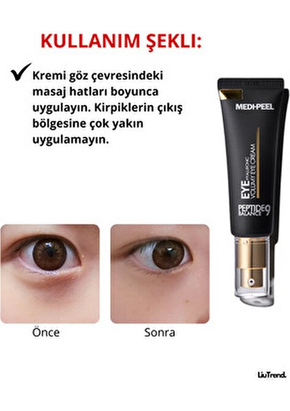 Peptide 9 Hyaluronic Volumy Eye Cream 40 ml Peptit Içeren Yaşlanma Karşıtı Göz Kremi M0548 indirimleri