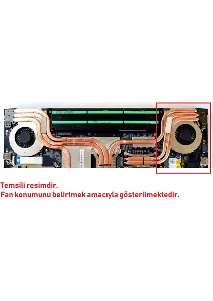 Msı PE62 7RD-1229XTR Fan Sol