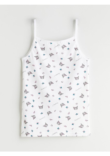 Yeni Sezon Kare Yaka Kuromi Baskılı Kız Çocuk Atlet 2'li indirimleri