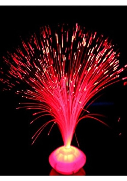 Yılbaşı Işıkları Fiber Optik Gece Lambası LED Işıklı Fiber Ufo Lamba Renkli Pilli LED Işık fiyatları
