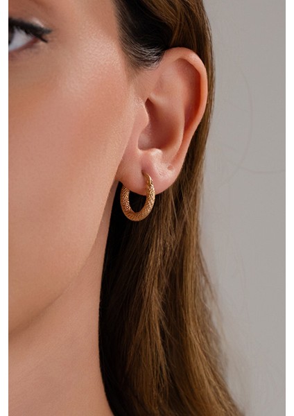 14 Ayar Altın S Boy Hasır Halka Küpe fiyatları