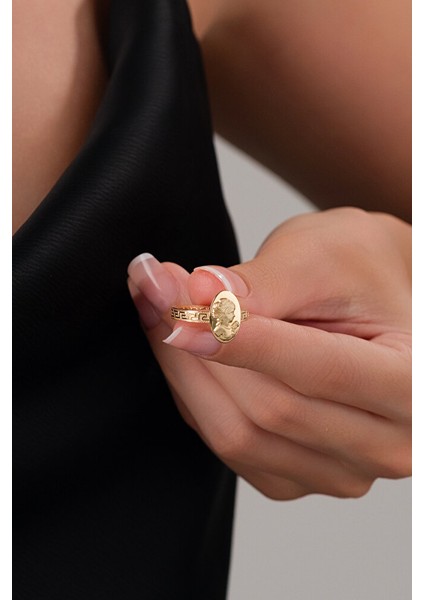 14 Ayar Altın Cameo Yüzük modelleri