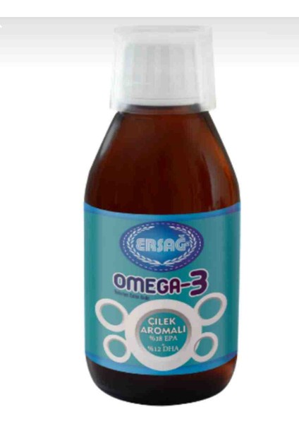 Çilek Aromalı Omega-3 Sıvı