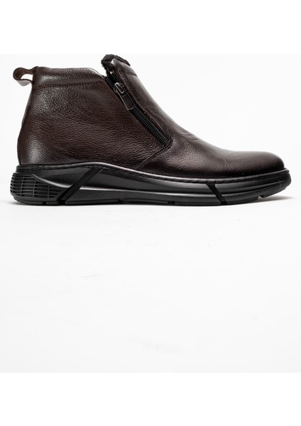 Hakiki Deri, Kürklü, Flotter Gerçek Deri, Erkek Bağcıksız Fermuarlı Bot modelleri