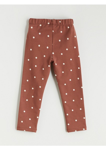 Yeni Sezon Beli Lastikli Puantiyeli Kız Çocuk Tayt modelleri