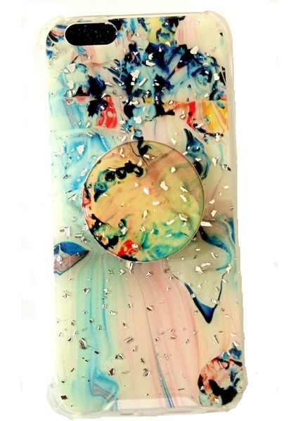 ESLIFETECH26 Aksesuar Iphone 6g Uyumlu Dekoratif Desenli Standlı Arka Koruma Kılıf