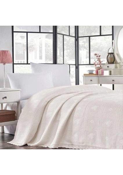 %100 Pamuklu Çift Kişilik Pike – 220X240 cm