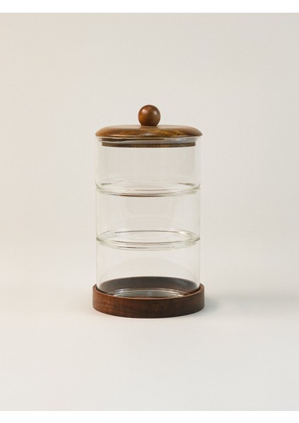 Ravi Akasya 3'lü Cam Kase