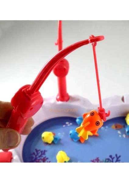 Müzikli, Havuzlu Balık Yakalama Oyunu, 8 Balık ve 2 Oltalı - Big Catch Fishing Game fiyatları