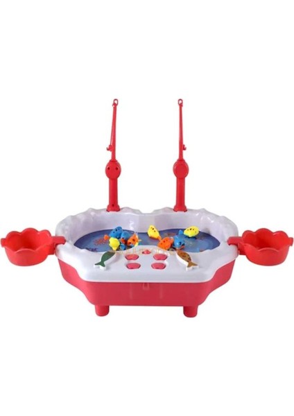 Müzikli, Havuzlu Balık Yakalama Oyunu, 8 Balık ve 2 Oltalı - Big Catch Fishing Game fırsatları