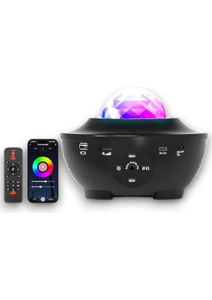 Yumurta Görünümlü Yıldızlı Projeksiyon