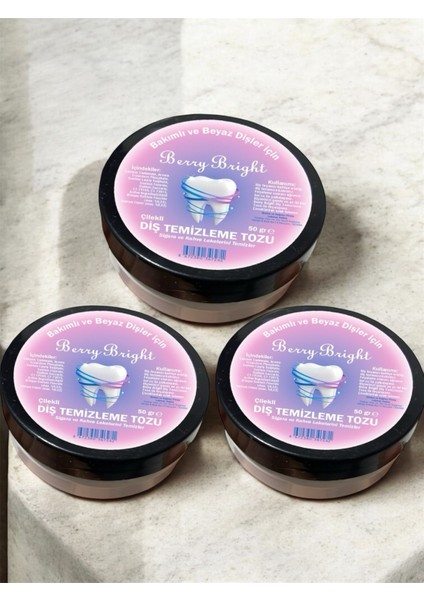 Berry Bright Çilekli Diş Temizleme Tozu fiyatları