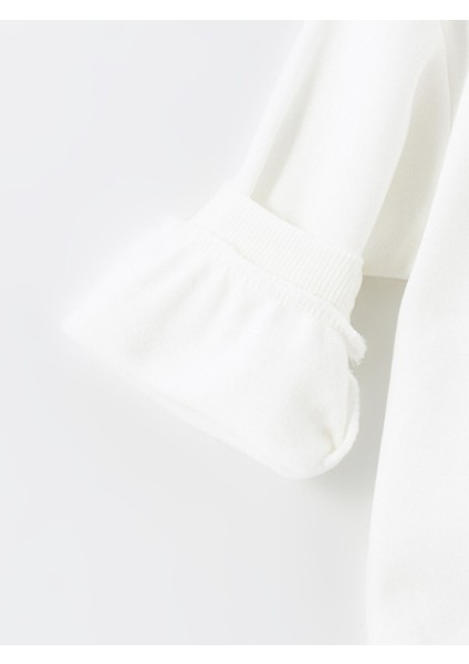 Yeni Sezon Bisiklet Yaka Uzun Kollu Atatürk Baskılı Kız Bebek Sweatshirt modelleri