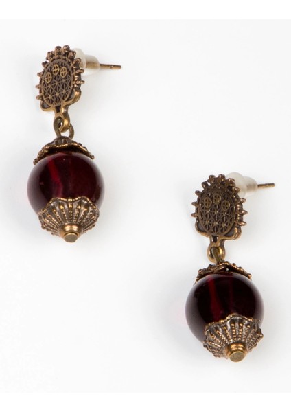 Etnik Otantik Cam Küpe