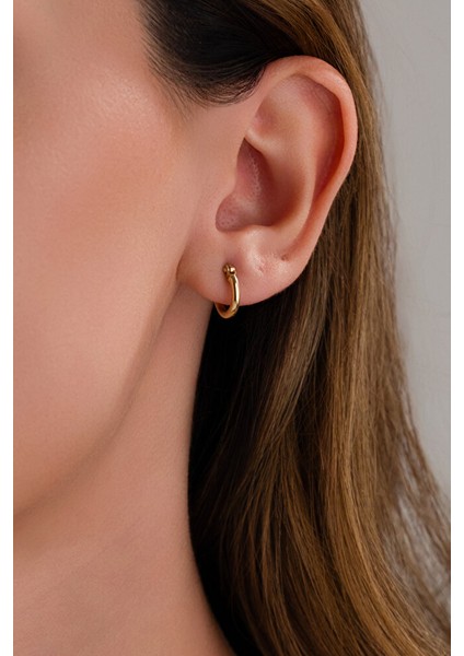 14 Ayar Altın Small Soft Halka Küpe fiyatları