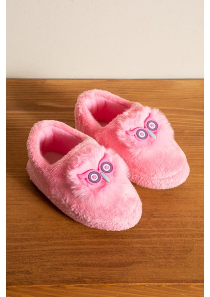 Kız Çocuk Panduf Ev Patiği Pamuk Astarlı Baykuş Figür Ev Kreş Ayakkabısı Sevimli Baykuş modelleri