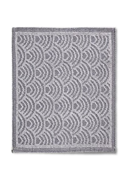 Shell Doğal Pamuklu 2'li Banyo Kilim Seti 60X100 50X60 cm Gri modelleri