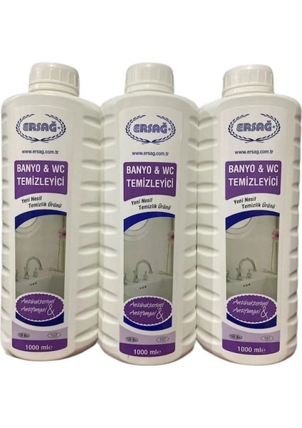 Banyo & Wc Temizleyeci 1000 ml 3 Adet