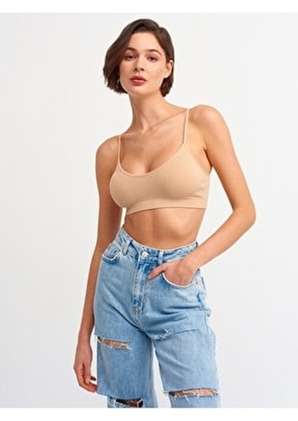 3568 Destekli Bra-Camel