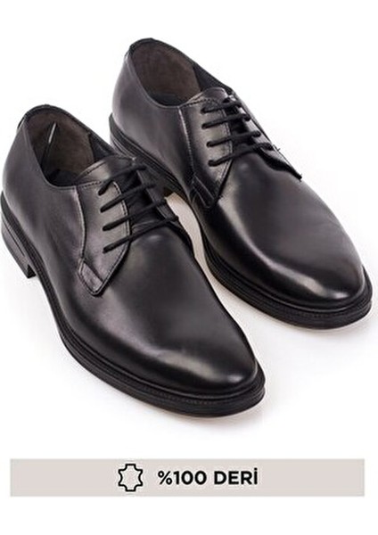 Hakiki Deri Erkek Ayakkabı Ortopedik Kauçuk Tabanlı Klasik