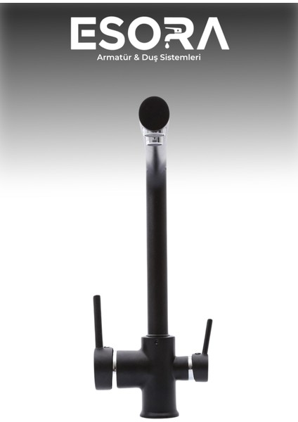 Siyah Krom Arıtmalı Eviye Bataryası modelleri