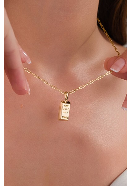 14 Ayar Altın Ataç Külçe Kolye fiyatları