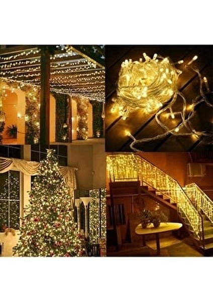 Yılbaşı Işığı 20 Ledli 3 Metre Pilli Dekoratif Şeffaf Kablolu Süs LED fiyatları