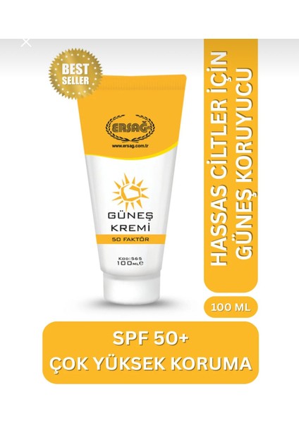 Güneş Kremi 50 Faktörlü 100 ml