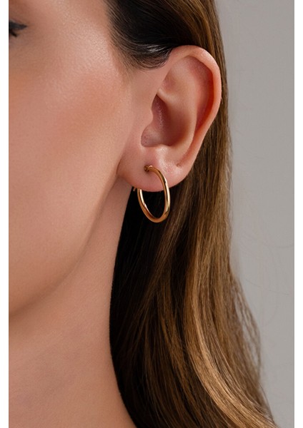 14 Ayar Altın Medium Soft Halka Küpe fiyatları