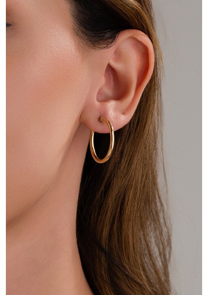 14 Ayar Altın Large Soft Halka Küpe fiyatları