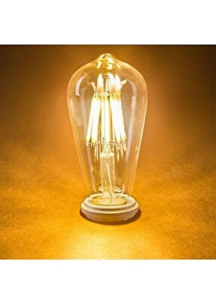 Dekoratif Retro Rustik Ampül E27 Standart Duy 220V Ev Cafe Aplik Abajur Tavan Ampülü St-64