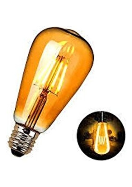 Dekoratif Retro Rustik Ampül E27 Standart Duy 220V Ev Cafe Aplik Abajur Tavan Ampülü St-64 modelleri