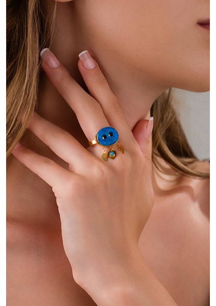 14 Ayar Altın Gözlü Mardin Işi Pullu Süryani Yüzük fiyatları