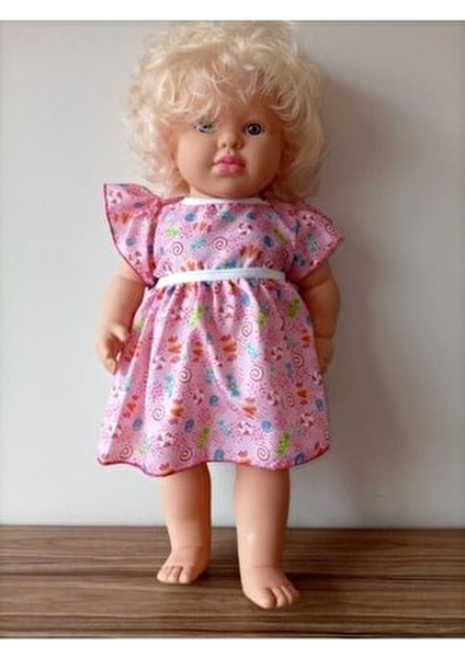 Oyuncak Büyük Boy Türkçe Konuşan Saçlı Et Bebek Sesli 55 cm Ürün Asortidir