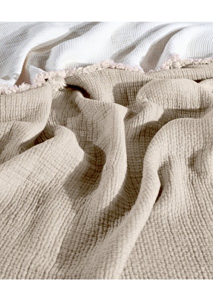 Vizon 6 Kat Müslin Yorgan Silikon Dolgu Malzemesiyle Tek Kişilik 170x230 Boyutunda indirimleri