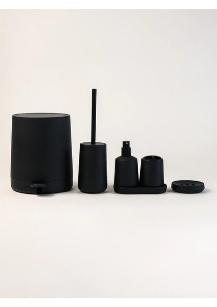 Verona 6 Parça Banyo Seti (Siyah)