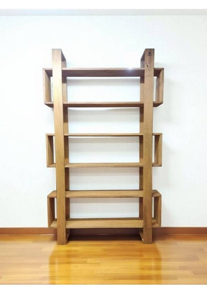 Elawoodworking Ahşap Kitaplık 200 x 80CM fırsatları