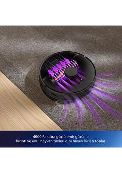 3000 Yeni Serisi Islak Kuru ve Moplu, 230DK Çalışma Süreli, Premium Akıllı Robot Süpürge fiyatları