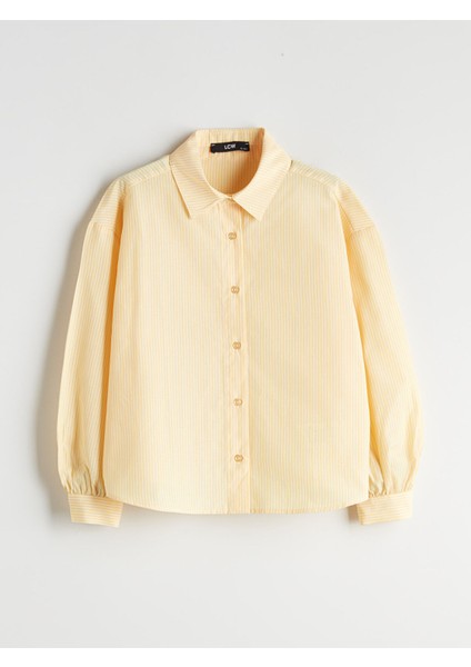 Yeni Sezon Basic Uzun Kollu Kız Çocuk Gömlek