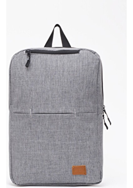 Gri SHK61 3 Bölmeli 13-14-15 Inç Uyumlu Laptop Sırt Çantası
